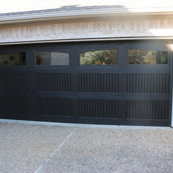 Wayne Dalton  9800 Fiberglass Door  Style is Sonoma with clear windows in the wa - Products