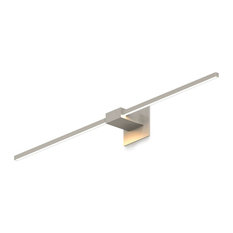 Koncept Z-Bar Wall Sconce, 36 Inch Center Mount with Brushed Nickel Finish