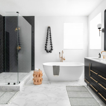 Boho Bold Master Bath