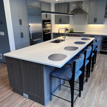 Gray Kitchen Design Sherman, CT