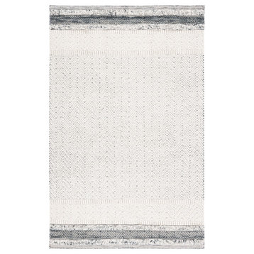 Safavieh Martha Stewart Msr9601A Contemporary Rug, Ivory/Gray, 9'x12'