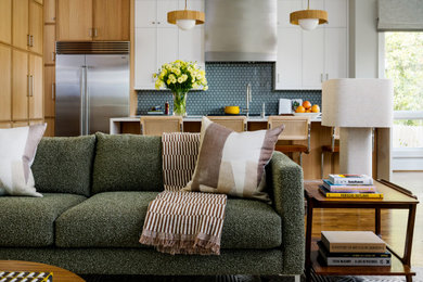 Transitional kitchen photo in Raleigh