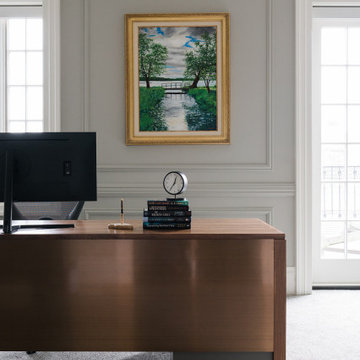 Sophisticated Custom Home Office