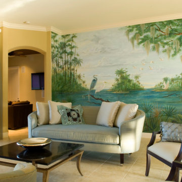 Transitional custom family home