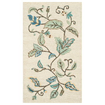 Safavieh Martha Stewart Autumn Woods Rug, Colonial Blue, 8'x10'