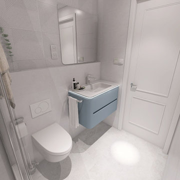 Baño pequeño - Diseño 3D