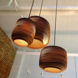 Ausi8 Scraplight Natural Pendant Light - Chandeliers