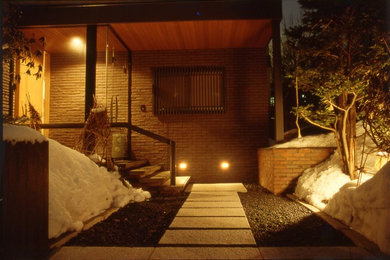Design ideas for a modern exterior in Sapporo.