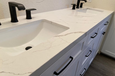 PRE-FAB COUNTER TOPS BEFORE & AFTER