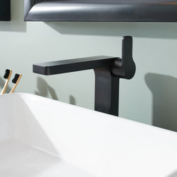 Hibiscus Single-Hole Vessel Faucet - Bathroom Sink Faucets
