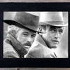 Black Western Picture Frame, 3" Wide, Butch Cassidy Black Frame, 8"x12"