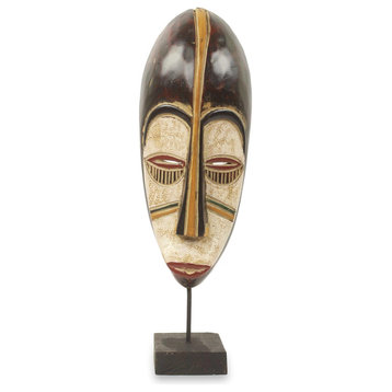 Face of Hope African Wood Mask