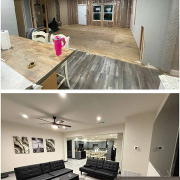 Living Room / Kitchen | Before and After