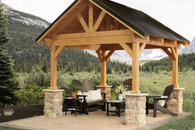 Example of a patio design in Columbus