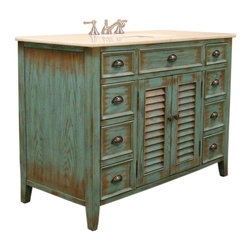 Distressed Bathroom Vanities - Bathroom Vanities And Sink Consoles