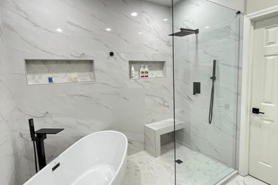 Bathroom - contemporary bathroom idea in Charleston