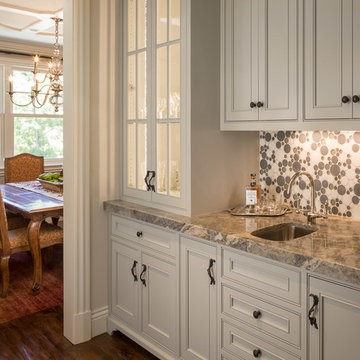 Transitional Home Bar