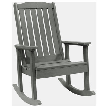 Linden Rocking Chair, Gray