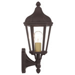 Livex Lighting - Livex Morgan 1 Light Bronze, Antique Gold Cluster Small Up Outdoor Wall Lantern - With clear glass and a classic bronze finish, this outdoor wall lantern from the Morgan collection is an elegant way to illuminate traditional exteriors.