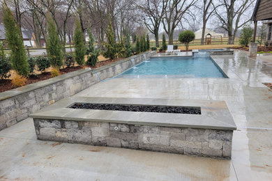 New  Swimming Pool Build with jacuzzi