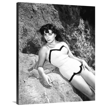 "Joan Collins" Stretched Canvas Giclee by Hollywood Photo Archive, 32x40"