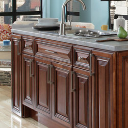B.Jorgsen & Co. Buckingham Sienna Rope Kitchen Cabinets - Kitchen Cabinetry