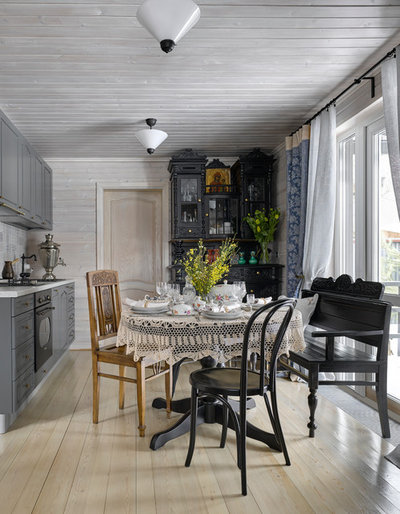 Shabby-chic Style Dining Room by Lavka-Design