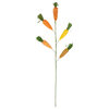 Striped Carrots Artificial Easter Spray 23.75"