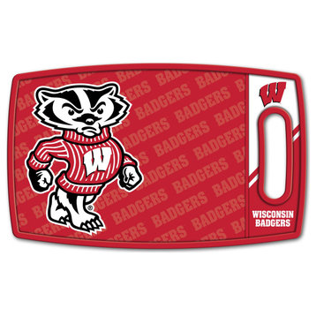 Wisconsin Badgers Logo Series Cutting Board