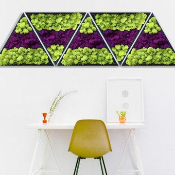 Interior Decorating with Moss Wall Decor