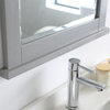 Fresca Windsor 72" Double Sinks Wood Bathroom Vanity in Textured Gray