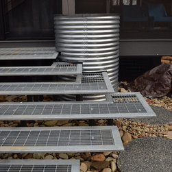 Steps disappear into Culvert - Outdoor Structures