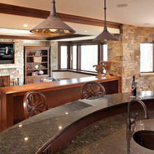 basement bar area