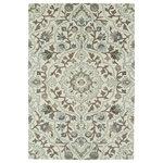 Kaleen - Kaleen Hand-Tufted Middleton Ivory Wool Rug, 2'x3' - The Middleton collection is a classic & traditional collection influenced by the Duchess herself. Fine elegance for today�s popular, traditional decor and the perfect fit for anyone looking for a great value to fill their decorating needs. Each rug is handmade in India of 100% wool. Detailed colors for this rug are Beige, Sky Blue, Milk Chocolate Brown, Olive Green, Taupe, Slate Blue.
