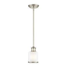 Middlebush 1-Light Mini Pendant, Polished Nickel