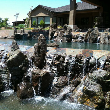 Liquid FX Pools - Oakdale custom pool project