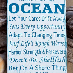 Handcrafted Beach House Decor Signs - Products