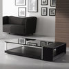 J&M Furniture Modern Coffee Table 883, Dark Oak