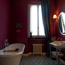 farmhouse powder room