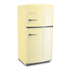Big Chill - Big Chill Original 20.9 cu. ft. Top-Freezer Refrigerator - Yellow - Refrigerators