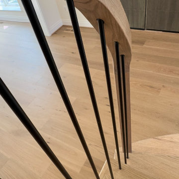 Project #144 | Slightly Curved Transitional Staircase
