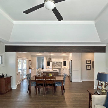 Heritage Reimagined: Dining Room with Exposed Beams