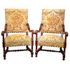 Consigned 19th-C. Louis XIII-Style Chairs, Set of 2