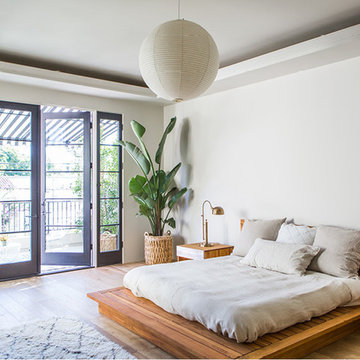 PCHseries Headboard Bed and High Night Table