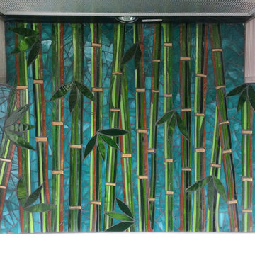 Salpicadero mosaico vidrio - Glass mosaic Backsplash