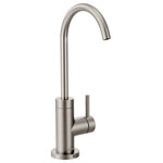 Moen - Moen Sip Modern 1-Handle High Arc Beverage Faucet, Spot Resist Stainless - A cold water tap has never been more stylish. In traditional, transitional or modern styles, Sip faucets feature a high-arc rotating spout. Add the optional filtration system when desired.