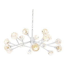 Eichholtz Fango Chandelier, Nickel