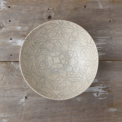 Lace Wrapped Serving Bowl - Serving And Salad Bowls