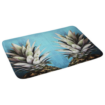 Chelsea Victoria How About Them Pineapples Memory Foam Bath Mat