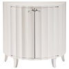 White Fluted Cabinet